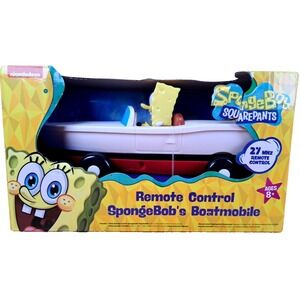 SpongeBob's Boatmobile Remote Control RC 27 MHZ Collectible Toy Squarepants Boat